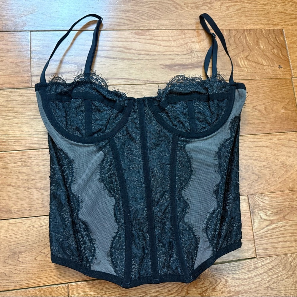 Out From Under (Urban Outfitters) Modern Love Corset Top